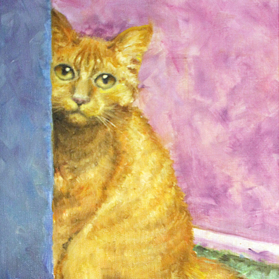 画家「ウリャーナ」の猫の絵